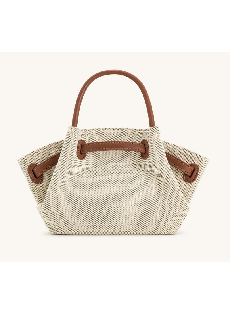 JW PEI Luxe Mini Tote Beige 28*15.5*8 cm - Image 4
